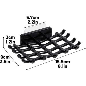 Portasapone Autodrenante Senza Foratura, Adesivo Impermeabile da Parete per Doccia, Vasca, Lavello della Cucina - Product Image 2