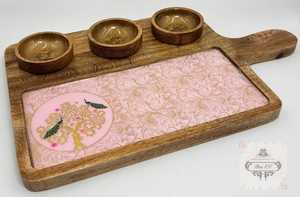 Farmhouse Rustic Wooden Serving <b>Platter</b> Handmade Dining Accessories - Product Image 6