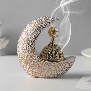 ของตกแต่งของขวัญแต่งงาน, ของตกแต่งโต๊ะกลางแบบอิสลาม, กระถางใส่บัคฮูร, เตาเผาอูดตกแต่ง, ของตกแต่งบ้านสไตล์อาหรับ - Product Image 4