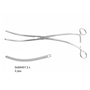 Pinzas abdominales para aorta ZANGER con vástago acutamente curvado de 9.5in (24.1cm) y 12.25in (31cm) ZETOMEDPRO - Product Image 4