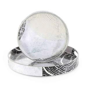 Bandeja Grande para Desayuno, Moderna, de Madera Pura con Estampado Esmaltado, Bandeja Rectangular Decorativa para Hoteles y Restaurantes - Product Image 6