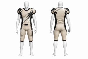 Custom Men's American Football Uniform Maroon Sublimated Jersey and Padded Pants Moisture Wicking <b>Athletic</b> Wear All Seasons - Product Image 2