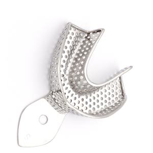 Bandejas de Impresión de Acero Inoxidable de Grado Médico, Bandejas Desechables Pequeñas para Mandíbula Inferior, Tamaños Anteriores/Quadrantes, para Limpieza - Product Image 2