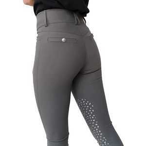 Ladies Equestrian Breeches Jodhpurs Women Silicone Grip Horse Riding Pants Quick Dry Competition Tights - Product Image 6