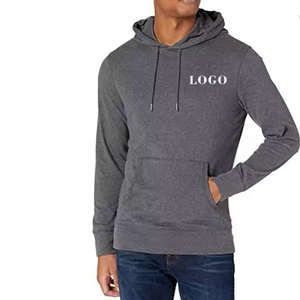 Sudadera con capucha de 400 g/m², 100 % algodón, para hombre, en oferta, holgada, gruesa, con logotipo personalizado, de felpa francesa. - Product Image 1