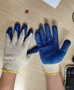 Gants de jardinage en latex naturel vietnamien, résistants aux coupures, à couverture intégrale, ambidextres, d'épaisseur moyenne, tricotés, à enfiler - Product Image 4