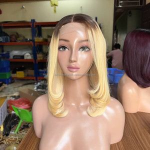 Perruque en cheveux humains vietnamiens de qualité supérieure, cheveux bruts, perruques Lace Front lisses, densité 200 %, sans nœuds, style libre - Product Image 2