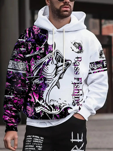 Nouveau Hoodie Unisexe Personnalisé OEM, Design 3D Marin, Streetwear, Sublimation, pour Tournoi de Pêche - Product Image 4