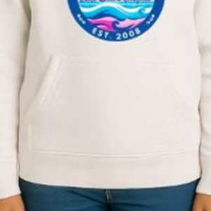 Sweat-shirt blanc brodé pour filles, pull décontracté à manches longues, streetwear quotidien, vêtements confortables pour un style de vie actif - Product Image 4