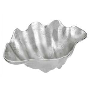 Tazón de aluminio de gran calidad en gris oscuro, tazón decorativo para servir en mesas de comedor, ideal para bodas, fiestas y eventos especiales. - Product Image 3