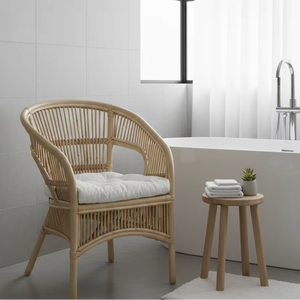 Fabiano <b>Bamboo</b> Tufted <b>Chair</b> Stylish & Comfortable Seating for Living Room Bedroom Outdoor Spaces Home Furniture - Product Image 1