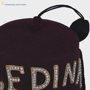 Chapeau de cérémonie maçonnique traditionnel pour rassemblements fraternels, chapeau Shriners personnalisable unisexe, conçu pour les événements et cérémonies décontractées - Product Image 5