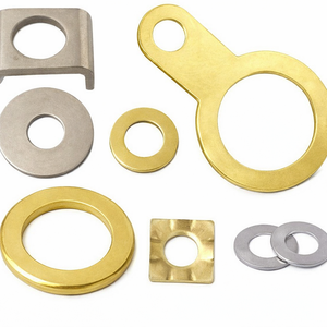 Rondelles en laiton polies rondes de différentes tailles, composants de quincaillerie industrielle, joints métalliques, pièces de précision - Product Image 2