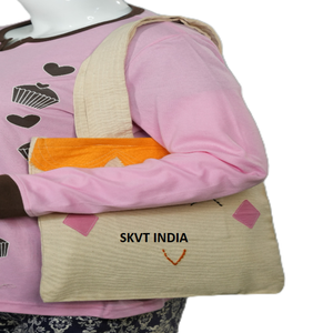 Sac fourre-tout 100 % coton biologique de haute qualité, écologique, réutilisable, en toile vierge, avec logo personnalisé imprimé, pour supermarché - Product Image 3