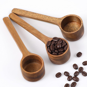 Scoop Round Bowl Handle Hanging Hole <b>Spoon</b> <b>Measuring</b> <b>spoon</b> Best price <b>measuring</b> tools Natural wood <b>measuring</b> - Product Image 5