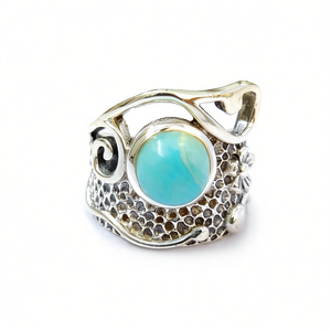 Anillo de Moda de Larimar de 7.4 Gramos - Product Image 2