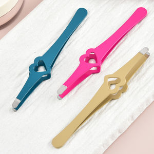 HASIBI NAQIBI SURGICAL CORPORATION HNSC-ET-0004 Pinzas para Cejas de Acero Inoxidable con Punta Inclinada, Reutilizables, Duraderas y Antiestáticas - Product Image 2