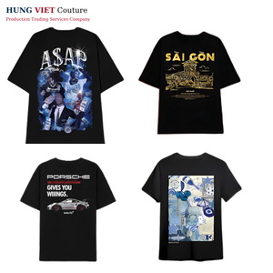 Ropa de calle de moda para hombres y mujeres 100% algodón Halloween para mirar Camiseta de punto de gran tamaño - Product Image 2