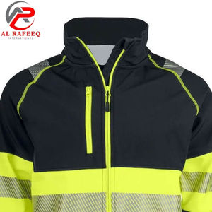 Chaqueta Softshell de Alta Visibilidad y Calidad Superior, Impermeable, de Poliéster, Ropa de Trabajo de Seguridad con Logotipo Personalizable 2026 para Hombre, Corte Ajustado - Product Image 4