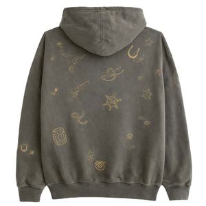 Sweat-shirts à capuche graphiques personnalisés et élégants, unisexes, en molleton surdimensionné, fournisseur en gros, fabricant, étiquette privée OEM - Product Image 6