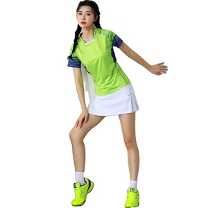 Vestido deportivo con cuello de polo cremallera cuello mujeres al aire libre Golf bádminton vestidos tenis vestido con pantalones cortos de seguridad - Product Image 4