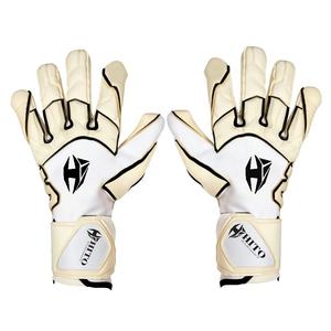 ถุงมือผู้รักษาประตูของบริษัทผู้ผลิต  4 มม. ยางลาเท็กซ์เยอรมัน  ซิลิโคนฉีดหลังมือ  ลายลูกกลิ้งแบบลบ  ออกแบบตามสั่ง  สายรัดติดแน่น - Product Image 1