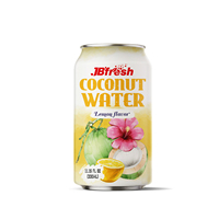 JBFresh 330ml d'eau de noix de coco avec boisson au jus de pastèque | Boissons à l'eau de coco de marque privée Échantillons gratuits-Livraison rapide