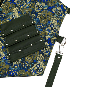 Gilet vert royal Fancy Muertos - Product Image 3