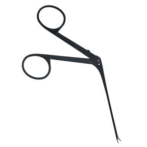 Pinzas de Cocodrilo Reutilizables para ORL, 8 cm, Forma de Copa, Recubrimiento Negro, Instrumento Manual para Disecciones Delicadas de Oído, Nariz y Garganta - Product Image 6