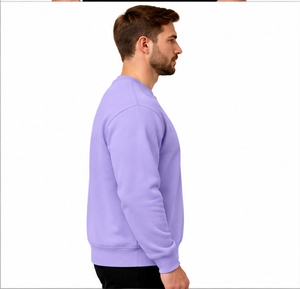 Sudadera de Cuello Redondo Color Lavanda para Hombre, Marca Index Apparel, con Estampado de Montaña, Estilo Casual, Corte Regular, Tejido de Algodón, para Otoño - Product Image 4