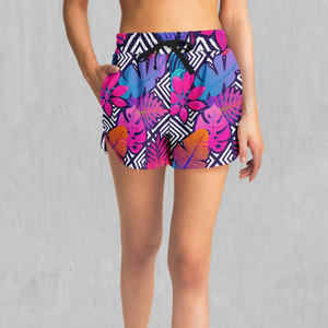 Hot Sale Breathable Eco-Friendly Quick Dry Fitness Wear Polyester Women's <b>Mesh</b> Shorts Custom Logo Sublimation Print - Product Image 1