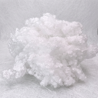 Rembourrage en fibres de polyester recyclé, ignifuge, résistant à la chaleur, type duvet, silicone, matière première solide