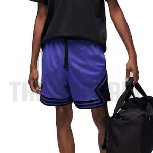 Shorts en mesh pour homme avec logo frontal, séchage rapide, respirant, fermeture à cordon, pour la gym, le basketball, le sport, le streetwear, décontracté - Product Image 4
