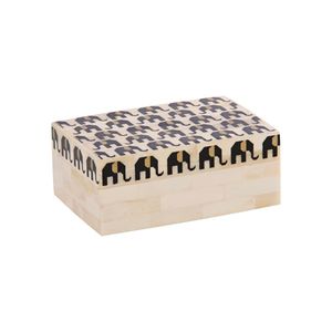 Handmade Natural Bone Inlay Tableware Box Decorative Storage for Jewelry Organizer and Dry Fruit Container - Product Image 5