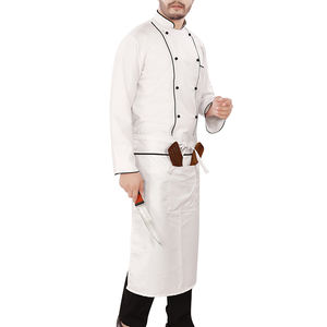 Uniformes de Chef al por Mayor Más Vendidos para Restaurantes, Bares y Cocinas, con Cuello Alto y Mangas Largas para Adultos - Product Image 3