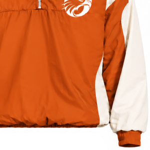 Veste coupe-vent légère à capuche pour homme, bicolore orange brûlé, avec fermeture éclair quart de tour, idéale pour l'entraînement sportif, les voyages et les loisirs - Product Image 6