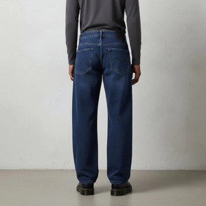 Pantalones Vaqueros Azules para Hombre con Diseño de Parches Desgarrados en las Rodillas, Cintura Alta, Estilo Urbano, Ropa Casual para Otoño - Product Image 4