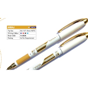 Bolígrafo ORION Miraj (Bolígrafo Ligero de Escritura Suave para Oficina, Escuela y Uso Diario al Mejor Precio, Bolígrafo de Plástico) - Product Image 1