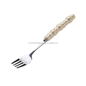 Couverts de luxe en acier inoxydable de style occidental avec poignée en perle Couverts de haute qualité Usage domestique Meilleur prix Occasions de mariage - Product Image 2