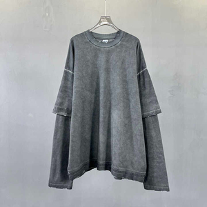 เสื้อยืดแขนยาวผู้ชายแบบสั่งทำพิเศษ ผ้าสองชั้น พิมพ์ลายคุณภาพดีที่สุด เสื้อยืดผู้ชายสำหรับผู้ใหญ่ - Product Image 6