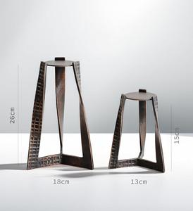 Candelabro Triangular de Metal, Decoración para el Hogar, Duradero - Product Image 2