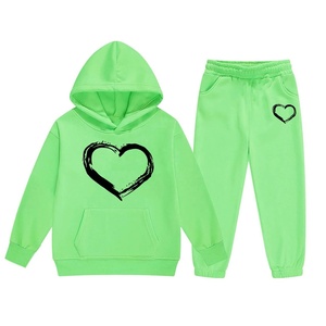 Nouveau design de jogging élégant pour enfants, vêtements personnalisés pour enfants, tissu polaire, ensemble de survêtements colorés pour enfants - Product Image 4