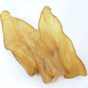 Premium Organic Buffalo Ear Chews Animal Style All Natural Protein Snack - Product Image 1