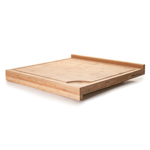 Tagliere Doppio in Bambù 12x16 Pollici con Scanalatura per Succhi per Uso in Cucina - Product Image 1
