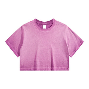 T-shirt court pour femme au design tendance, nouvelle arrivée, logo imprimé personnalisé disponible, différentes tailles, t-shirts courts pour femme - Product Image 3