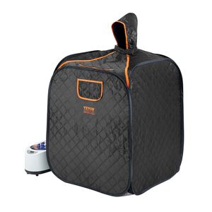 Tenda Sauna Portatile da 1200 Watt con Sedia Terapeutica e Borsa Portaoggetti, Coperta Sauna per Uso Domestico - Product Image 1