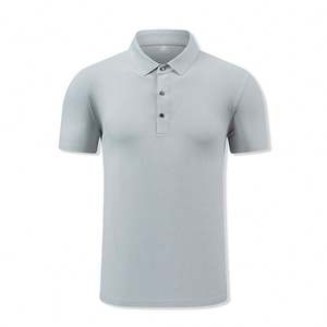 Chemise de golf décontractée pour homme, imprimée, tricotée, infroissable, séchage rapide, respirante, avec logo frontal, design à patte de boutonnage, poche, manches courtes - Product Image 1