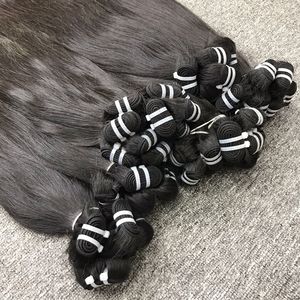 Extensiones de cabello virgen 100% de alta calidad, venta al por mayor, recto Natural, gran Stock, cabello crudo vietnamita, trama de Color claro - Product Image 4