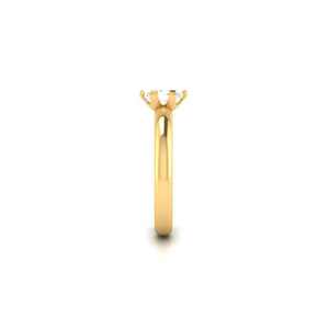 Oval Zircon <b>Rose</b> <b>Gold</b> Tone Silver <b>Ring</b> Hypoallergenic Recycled 925 Band For <b>Men</b> Women - Product Image 1