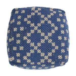 Cielo esterno quadrato blu Pouf - Product Image 3